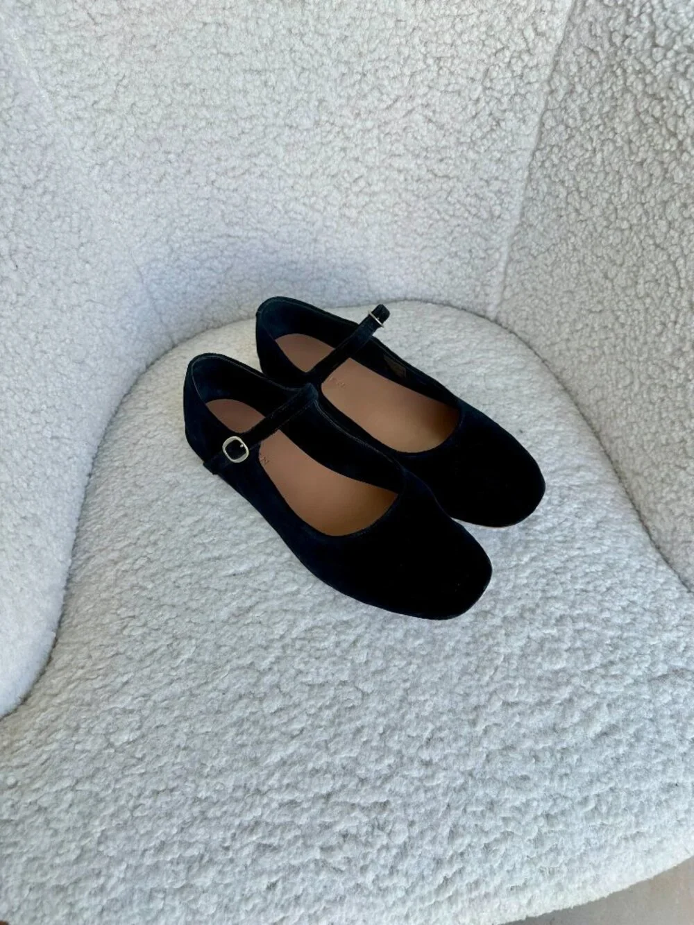 Doen Black Velvet Mary Jane Size 40/10 - Picture 3 of 5